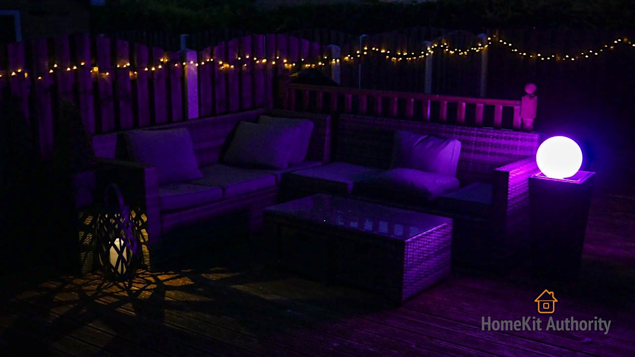 meross outdoor light control