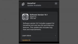 HomePod 14.1 update brings support for intercom (Updated)