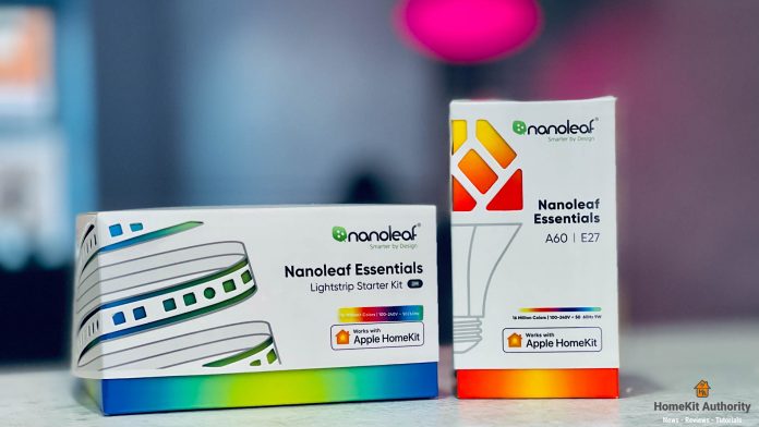 Nanoleaf Essentials HomeKit adaptive lighting update