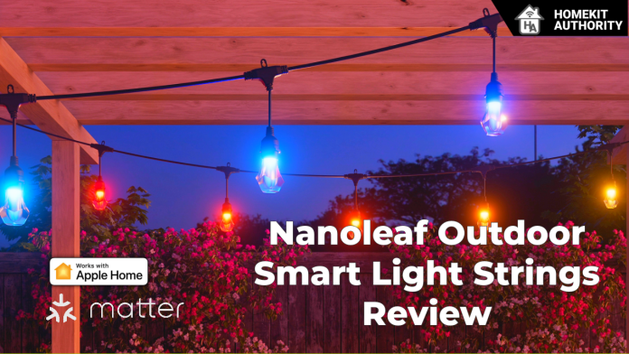 Nanoleaf Smart Outdoor String Lights review with Matter & Apple Home
